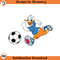 SH1733-Donald Duck Soccer Cartoon Clipart Download, PNG Download Cartoon Clipart Download, PNG Download.jpg