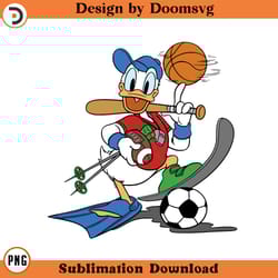 donald duck sports cartoon clipart download, png download cartoon clipart download, png download