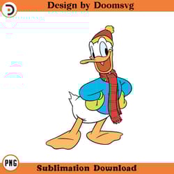 donald duck winter cartoon clipart download, png download cartoon clipart download, png download