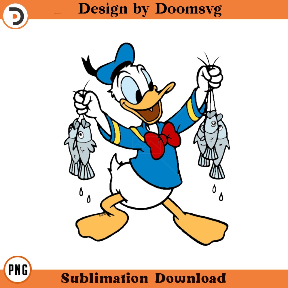 SH1797-Donald FiSH Cartoon Clipart Download, PNG Download Cartoon Clipart Download, PNG Download.jpg
