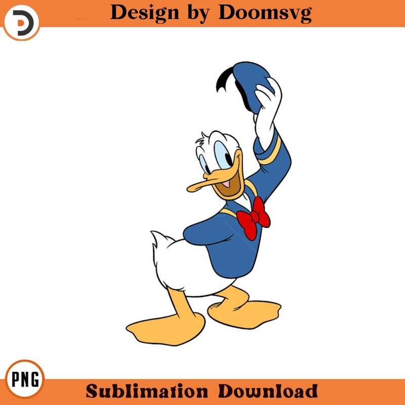 SH1806-Donald Hat Cartoon Clipart Download, PNG Download Cartoon Clipart Download, PNG Download.jpg