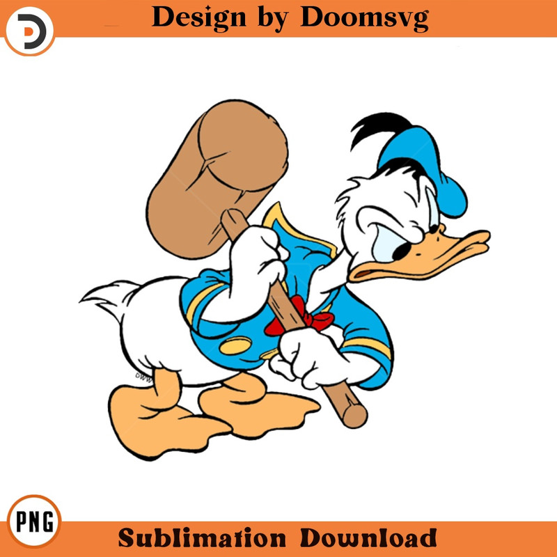 SH1816-Donald Mallet Cartoon Clipart Download, PNG Download Cartoon Clipart Download, PNG Download.jpg