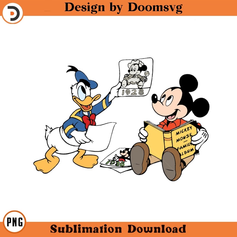 SH1818-Donald Mickey Memories Cartoon Clipart Download, PNG Download Cartoon Clipart Download, PNG Download.jpg