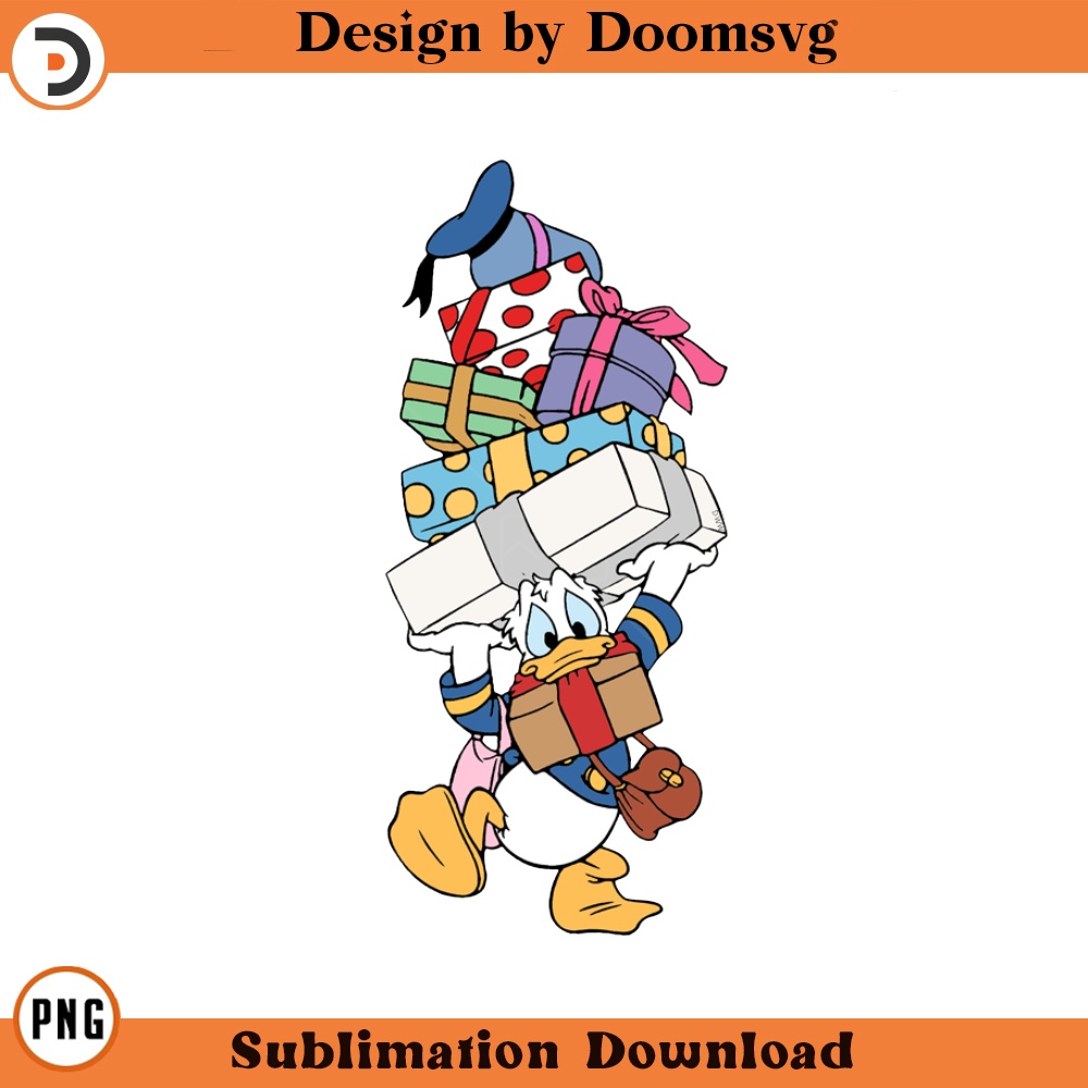 SH1832-Donald SHopping Cartoon Clipart Download, PNG Download Cartoon Clipart Download, PNG Download.jpg