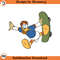 SH1834-Donald Skateboard Cartoon Clipart Download, PNG Download Cartoon Clipart Download, PNG Download.jpg