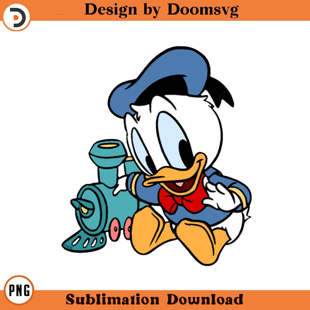 SH1841-Donald Train Cartoon Clipart Download, PNG Download Cartoon Clipart Download, PNG Download.jpg