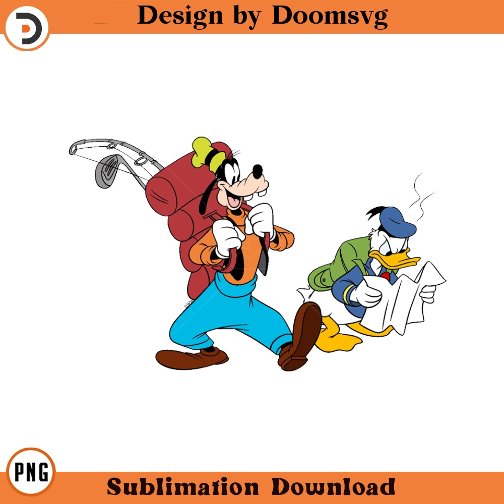 SH1852-Donaldgoofycamping Cartoon Clipart Download, PNG Download Cartoon Clipart Download, PNG Download.jpg