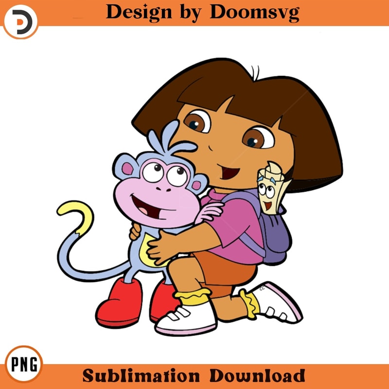 SH1860-Dora Boots Map Cartoon Clipart Download, PNG Download Cartoon Clipart Download, PNG Download.jpg