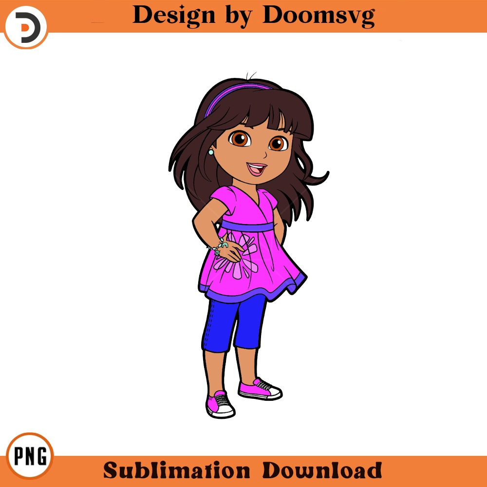 SH1872-Dora Cartoon Clipart Download, PNG Download Cartoon Clipart Download, PNG Download.jpg