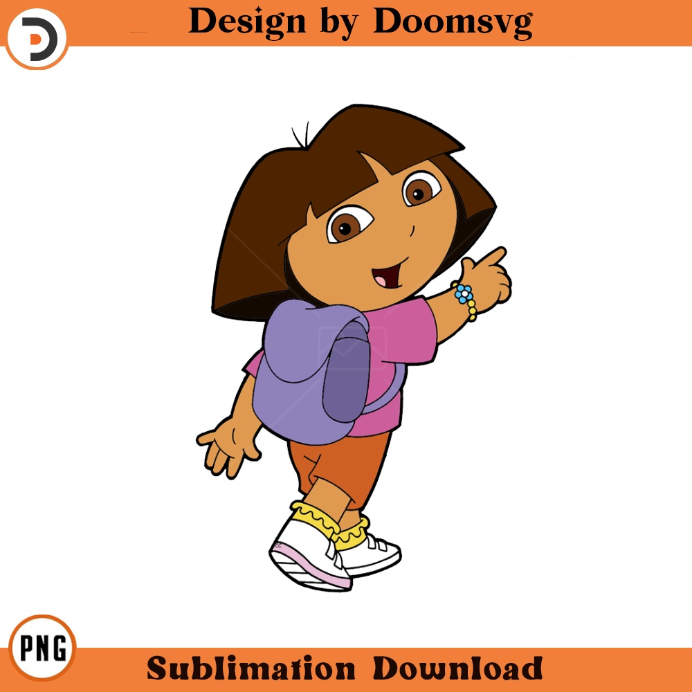 SH1874-Dora Cartoon Clipart Download, PNG Download Cartoon Clipart Download, PNG Download.jpg