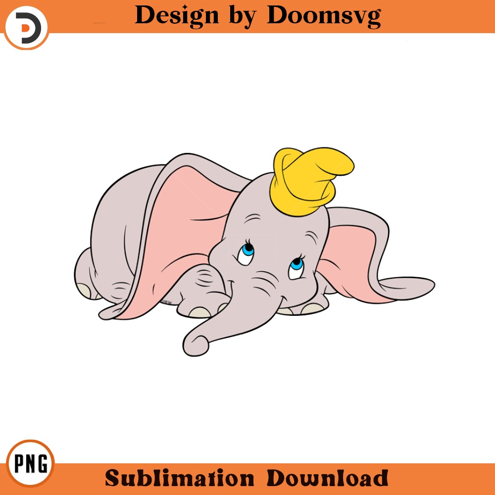 SH1907-Dumbo Cute Cartoon Clipart Download, PNG Download Cartoon Clipart Download, PNG Download.jpg