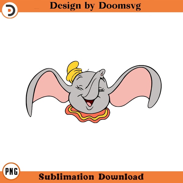 SH1917-Dumbo Laughing Face Cartoon Clipart Download, PNG Download Cartoon Clipart Download, PNG Download.jpg