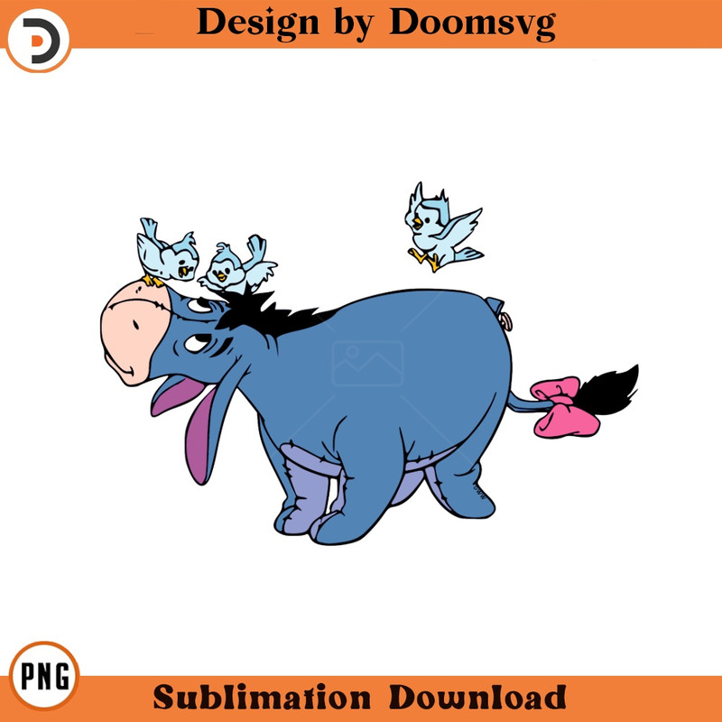 SH1938-Eeyore Birds Cartoon Clipart Download, PNG Download Cartoon Clipart Download, PNG Download.jpg