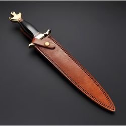 Knives made of carbon steel, hunting knives with sheaths, camping knives with fixed blades, Bowie knives, handmade knive