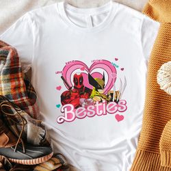 funny groovy deadpool wolverine besties unisex birthday gift unisex tshirt sweatshirt hoodie shirt