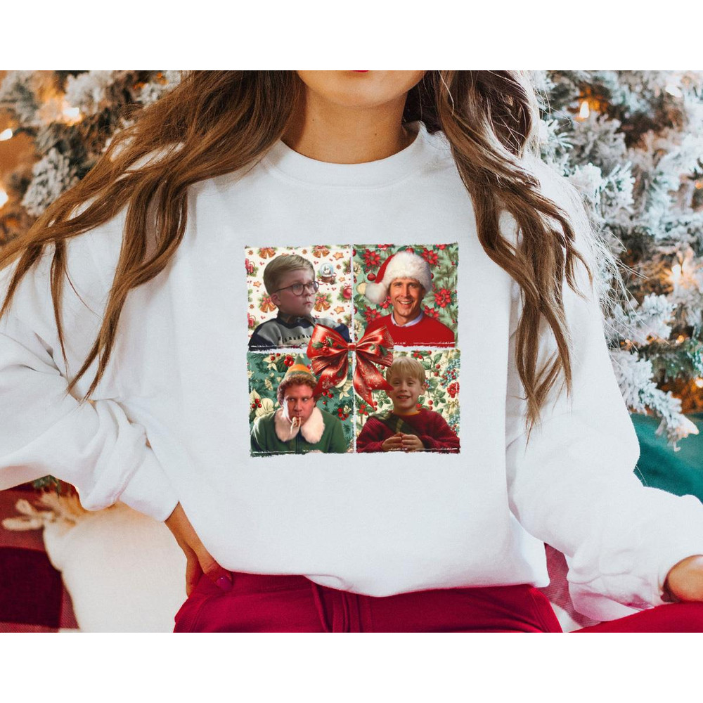 Christmas Comedy Movies Ralphie Kevin Clark Griswold Buddy Hobbs Fun Birthday Gift Unisex Tshirt Sw 3