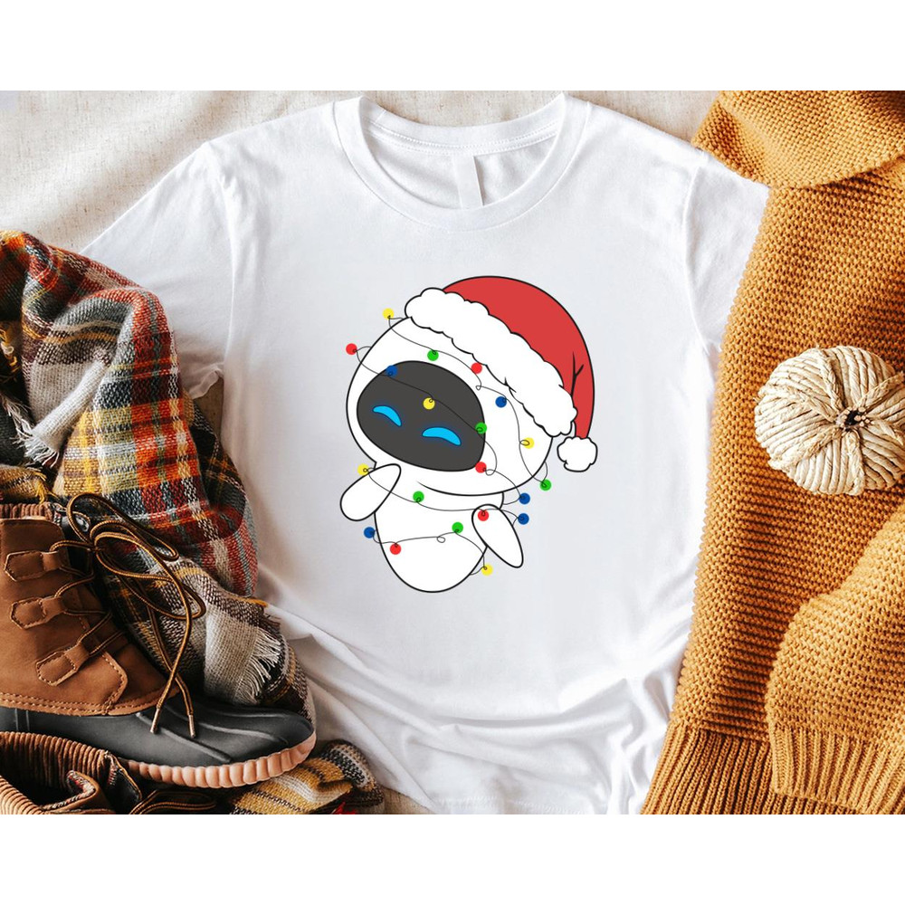 Eve Robot ET Christmas Lights Very Merry Xmas Party Christmas Holiday Funny Gift Unisex Tshirt Swea 1