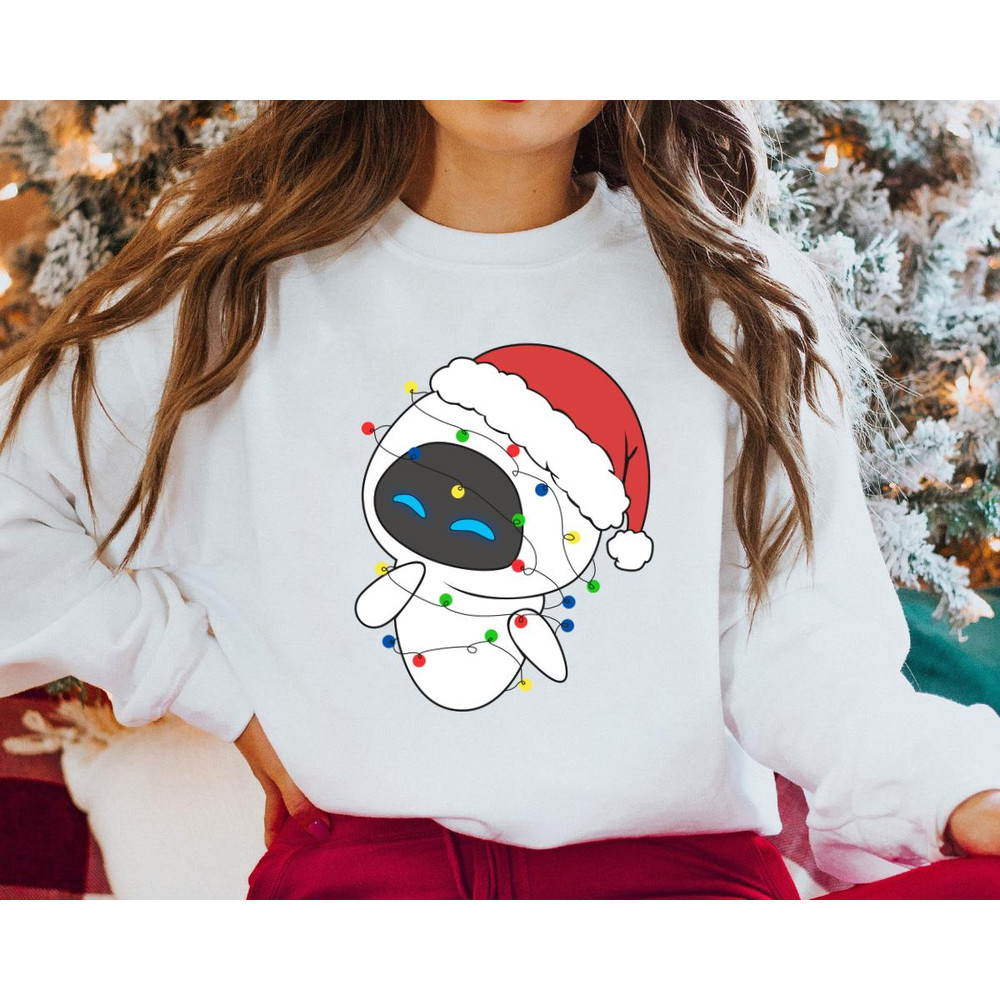 Eve Robot ET Christmas Lights Very Merry Xmas Party Christmas Holiday Funny Gift Unisex Tshirt Swea 3