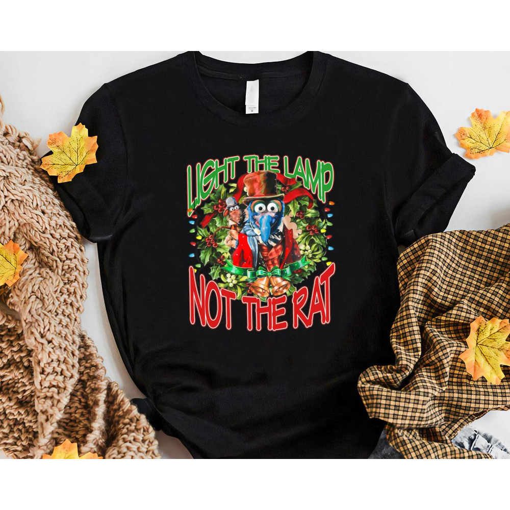 Gonzo And Rizzo Light The Lamp Not The Rat Muppets Christmas Lights Funny Gift Unisex Tshirt Sweats 1