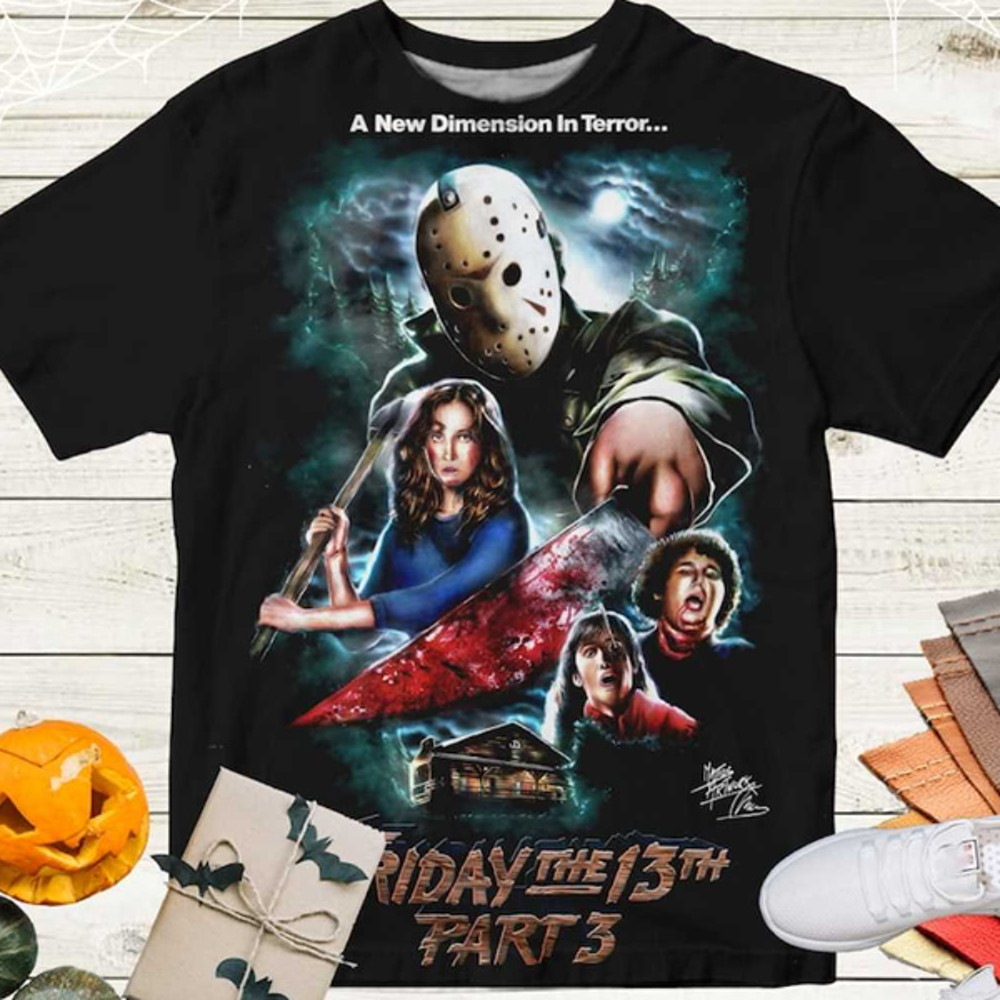 MR177202381117americanhorrorfranchisefridaythe13th3dtshirtfridayimage1jpg