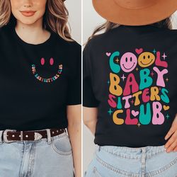 babysitter shirt, nanny tshirts, childcare shirt, baby-sitters club shirt, nanny and babysitter shirt, best babysitter e