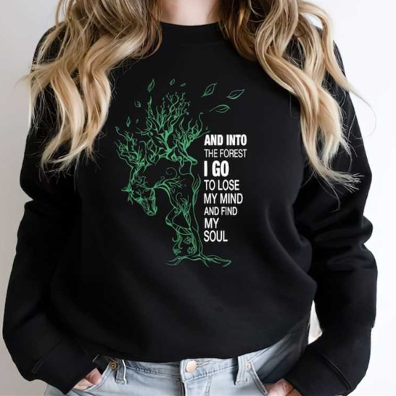 MR13102023143710horsepinetreetshirtforestshirtandintotheforestiimage1jpg