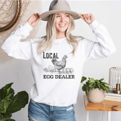 funny easter sweatshirt, local egg dealer sweat, easter family sweater, christian easter shirt, matching easter shirt, f