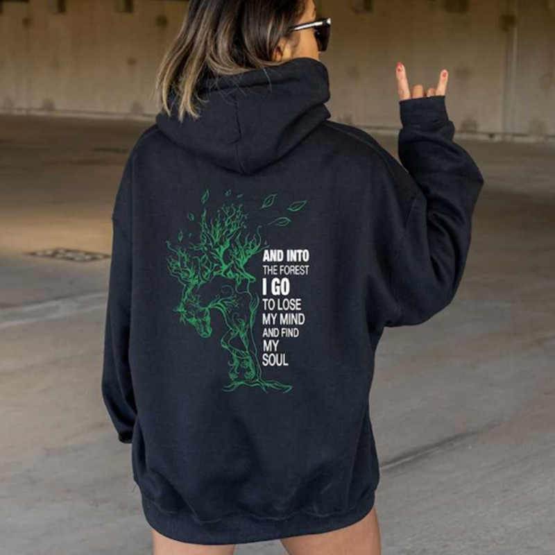 MR1310202393150horsepinetreehoodieforesthoodieandintotheforestiimage1jpg