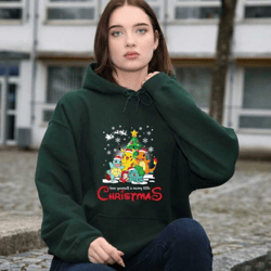 merry little christmas hoodie, cute christmas hoodie, kids christmas hoodie, womens christmas sweatshirt, trendy xmas sw