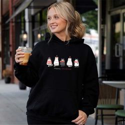 meowy christmas hoodie, cats christmas hoodie, cute christmas sweatshirt, cat lover gift, cat owner hoodie, womens chris