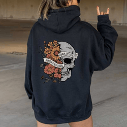 skeleton floral skull hoodie, skull flower hoodie, funny lover day hoodie, floral skeleton hoodie, flowers hoodie, gift
