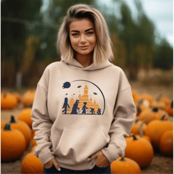 disney castle hoodie, disney halloween sweatshirt, cute halloween hoodie, cute disney hoodie, disney kids sweater, cute