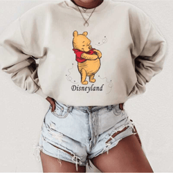 retro winnie the pooh disneyland est 1955 sweatshirt, disneyland shirt, 2023 family vacation shirt, magic kingdom, micke