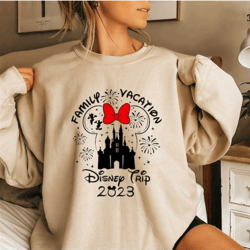 disney family vacation sweatshirt, disneyworld magic kingdom sweater, disney family vacation 2023 sweatshirt, disney fam
