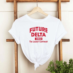 future delta sigma theta shirt, delta sigma theta youth tee, future delta kids tee, sorority kids apparel, sorority gift