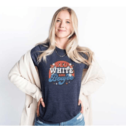 happy 4th of july shirt, red white boujee shirt, groovy 4th of july shirt, independence day tee, patriotic rainbow shirt