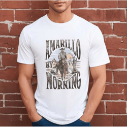 country music lover shirt, amarillo by morning shirt, amarillo shirt, graphic cowboy tee, retro cowboy shirt, country mu