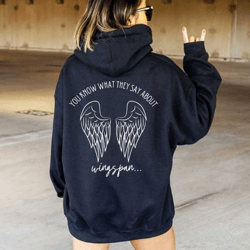 funny acotar hoodie, acotar quote hoodie, acotar wings hoodie, you know what they say about wingspan sweatshirt, rhysand