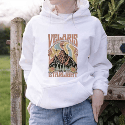 acotar velaris hoodie, city of starlight, velaris starlight sweat, acotar starlight hoodie, night court sweat, sarah j m