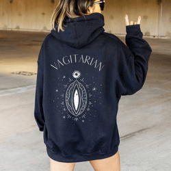 funny lesbian hoodie, lesbian pride sweater, vagitarian hoodie, funny lgbtq gift, lesbian couple gift, matching lesbian