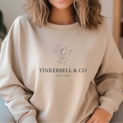 cute disney sweater, disney princesses sweatshirt, tinkerbell co sweater, disney lover gift, womens disney shirt, disney