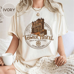 the hollywood tower hotel shirt, comfort colors shirt, tower of terror shirt, hollywood studios shirt,twilight zone shir