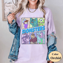 monsters inc shirt, disney comfort colors shirt, monsters university shirt, monster inc birthday, mike wazowski shirt, d