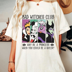 disney villains halloween shirt, comfort colors shirt, disney villains shirt, bad witches club shirt, villain family shi