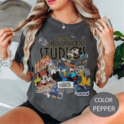 vintage hollywood studios shirt, comfort colors shirt, disney hollywood shirt, hollywood trip shirt, hollywood studios f