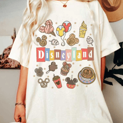 disney drink and snack shirt, vintage disneyland shirt, snacks vacation comfort colors shirt, disney drinks and foods sh