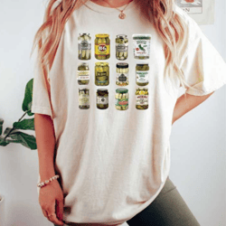 vintage canned pickles t-shirt, canning season shirt, pickle jar shirt, canned pickles shirt, paint me green and call me