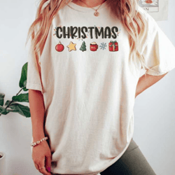 christmas shirt, christmas tshirt, holiday shirt for women, merry and bright t shirt, cute holiday shirt, cute christmas