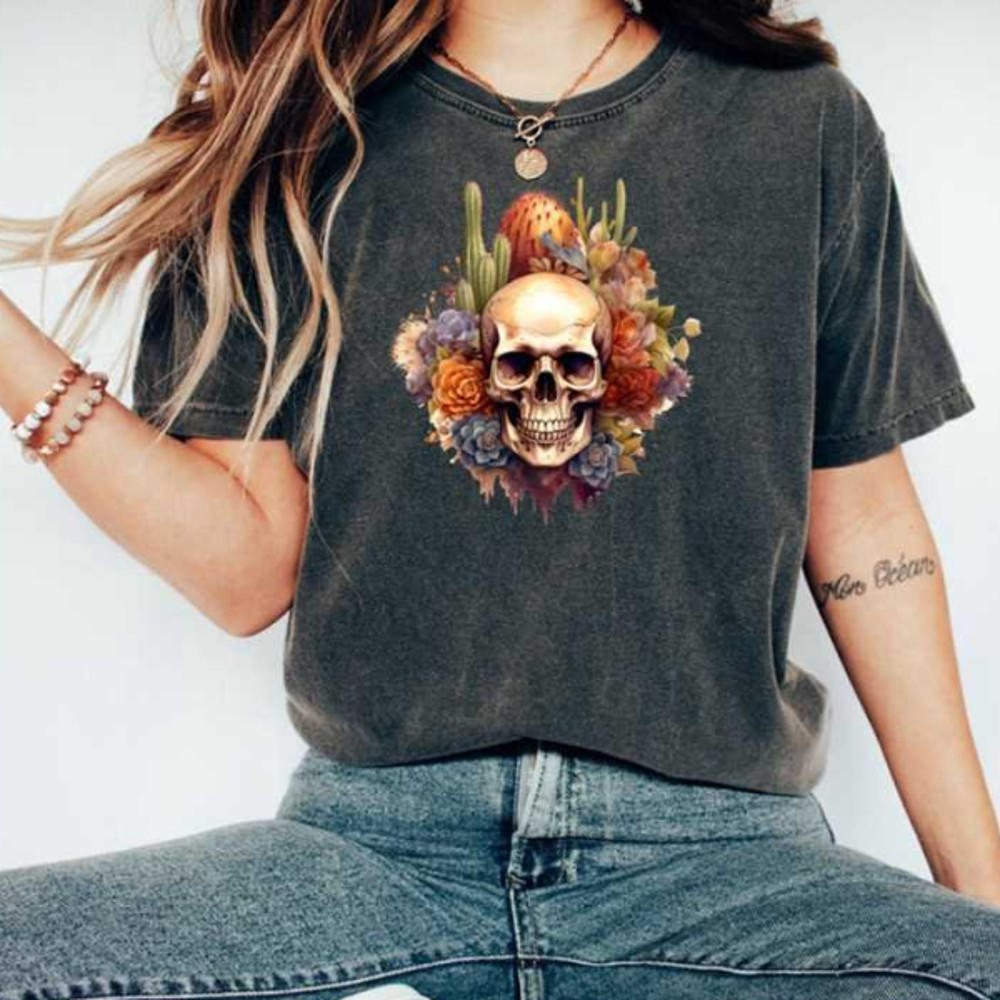 MR1110202384622bloomskullshirthalloweentshirtfloralskullbohowomensimage1jpg