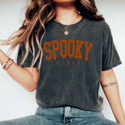 spooky vibes shirt, halloween shirt, halloween t-shirt, halloween spooky vibes, halloween party shirt, spooky shirt